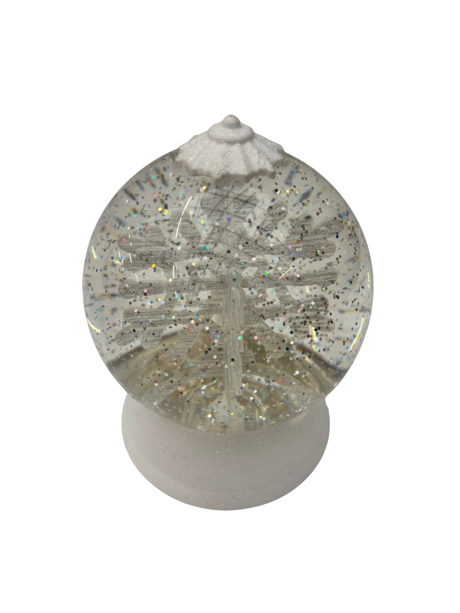 Snowflake Shimmer Water Globe